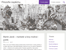 Tablet Screenshot of filosofie-uspechu.cz